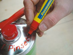 Μαύρος Μόνιμος Μαρκάρισμα BLEISPITZ στρογγυλός 1.5 - 3 mm, 0631