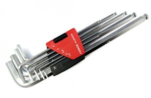 10pcs Hex ball point extra long key set 5072XLB
