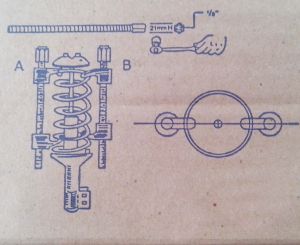 Σφιγκτήρας ελατηρίου πηνίου 400 mm, 010-4200C