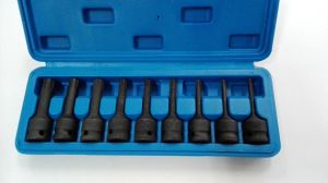 9 pcs 1/2"Dr Ribe impact bits socket set, 30009A
