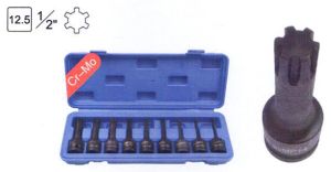 9 pcs 1/2"Dr Ribe impact bits socket set, 30009A