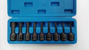 9 pcs 1/2"Dr Torx impact bits socket set, 30009B