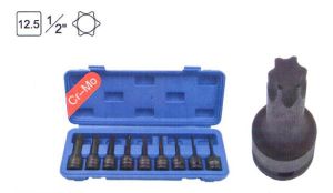 9 pcs 1/2"Dr Torx impact bits socket set, 30009B