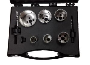 22-64мм Диамантени боркорони - комплект 9 ч.