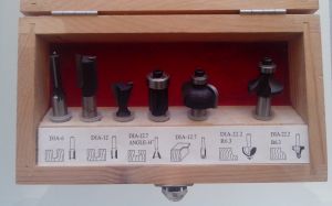 Комплект фрези за дърво 6 ч.