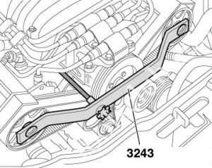 VW, Audi V6 90, 100, A4, A6 (94-97) - Camshaft alignment tool, 902G14