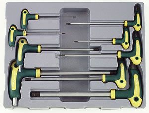 Σετ 9 τεμ. μπάλα εξάγωνου άκρου με λαβή, 50910BS (SAE)