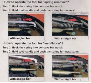Brake spring tool, 9B0108