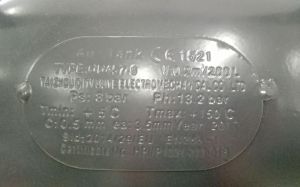 200 л. Бутален трифазен компресор с ремъчно задвижване, 51019