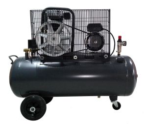 100 л. Бутален монофазен компресор с ремъчно задвижване, 51002