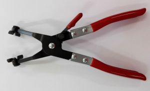 45° Hose clamp pliers with red coating, 780-0058A