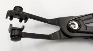 45° Hose clamp pliers with red coating, 780-0058A