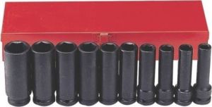 Комплект ударни удължени вложки 1/2"Dr. - 10 бр., 4107