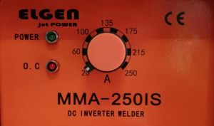 Συσκευή συγκόλλησης inverter 250Α τεχνολογίας IGBT MMA-250IS