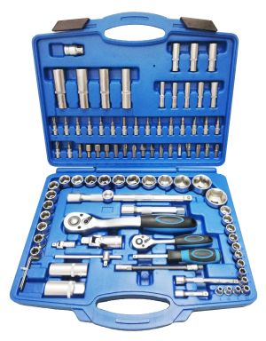 94 pcs 1/2" Dr. & 1/4" Dr. Socket wrench set, 10094