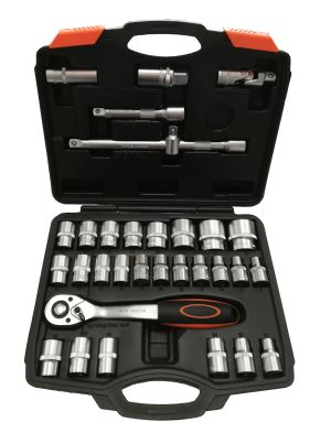32 pcs 1/2” Dr. Socket set, 10032