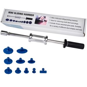Mini sliding hammer with 10 pcs glue pads, 160-3123