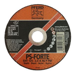 Metal cutting disc EHT 125.2.4A 46 P PSF