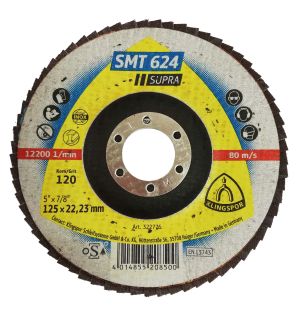 Abrasive mop disc for Stainless steel and Steel SMT 624 Supra 120