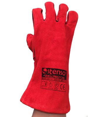 Leather welding gloves
