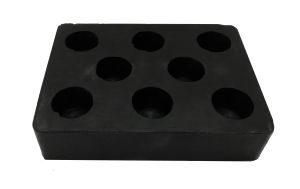 Гумена пета (подложка) за подемник 160х120х40mm