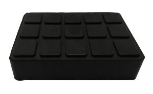 Гумена пета (подложка) за подемник 160х120х40mm