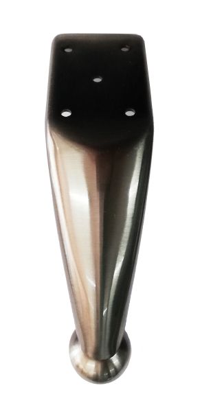 120 мм Мебелен крак S322 SATIN Nickel
