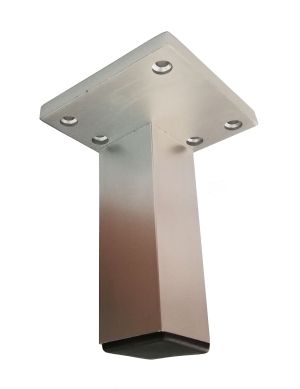 120 mm Πόδι επίπλου Α-108 Ασημί ΝΙΚΕΛ ΑΛΟΥΜΙΝΙΟ