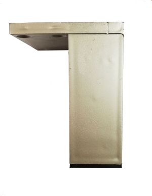 100 mm Πλαστικό πόδι επίπλου Α-108 Ασημί ABS