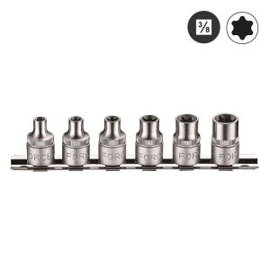 E6-E14 3/8"Dr. 6 pcs Star socket set, 3064