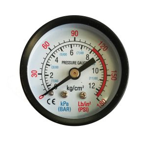 Ø 50 mm Манометър за регулиране на налягане със задно присъединяване 