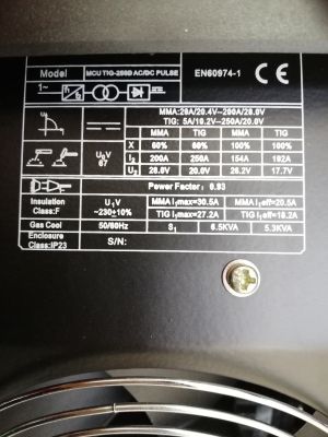 BEST SALE! 250A Inverter IGBT MCU AC/DC PULSE TIG/MMA Welding machine, steel panel Shonco Welding technology, 30201