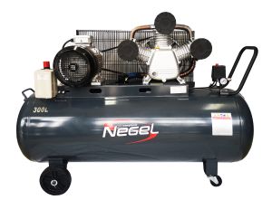 300 л Бутален трифазен компресор с ремъчно задвижване, 51022