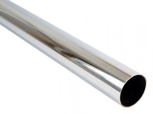 Στρογγυλός σωλήνας ντουλάπας (κρεμάστρα) Χρώμιο ф25, 3000mm