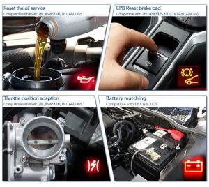 VAG Скенер за цялостна  автодиагностика OBDII / EOBD Konnwei KW350 