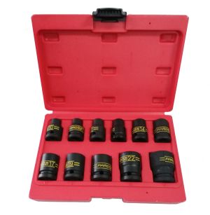 Σετ καρυδάκια κρούσης με γωνίες 1/2"Dr. 6 σημείων 10-24 mm, C4111