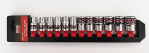 10-22mm 1/2"Dr. 12-pt. Flank socket set, C4121-9