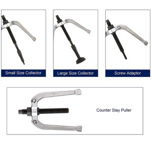 16 Pcs Bearing extractor set with slidding hammer, 50148