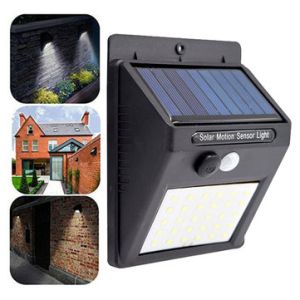 Solar Powered Motion sensor light, 40170
