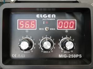 Μηχανή συγκόλλησης Inverter 250A IGBT MIG/MAG και MMA Elgen Jet Power - MIG-250PS