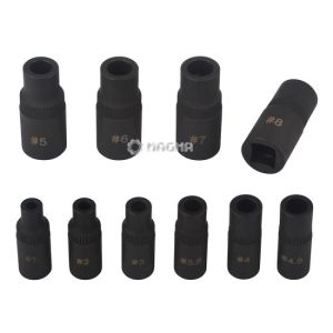 Σετ με 10 Υποδοχές Κρουστικών Καρυδιών (Μαγνητικό), 50567