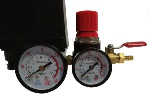 Пресостат с редуцир вентил, предпазен клапан и фитинги за компресор, 513051