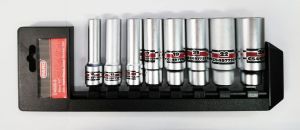 8 pcs. 1/2"Dr. 12-pt. Flank deep socket set, 4088-9