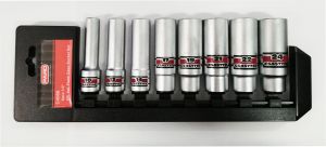 Σετ εξάγωνων μακριών καρυδιών 8 τμχ. 1/2" με παράλληλες πλευρές, C4088