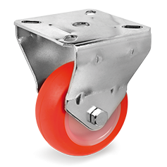 Injection polyurethane wheel,  Polyammide 6 centre, 365102