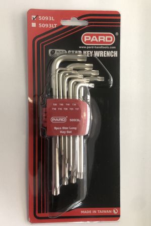 9 pcs Star long key set 5093L