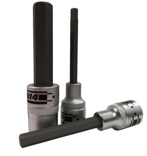 1/2"Dr. Hex socket bit 10 mm, C34410010