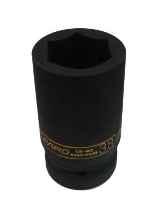 38 mm 1" Dr. 6-pt. Καρυδάκι κρούσης βάθου, 48510038