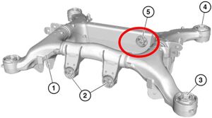 BMW серия F – Комплект за демонтаж/монтаж тампон на диференциала, 50954