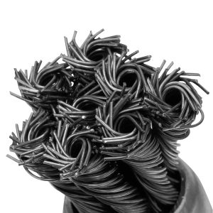 Drill brush, 25 mm, cup-shaped with shank, steel wire 744649